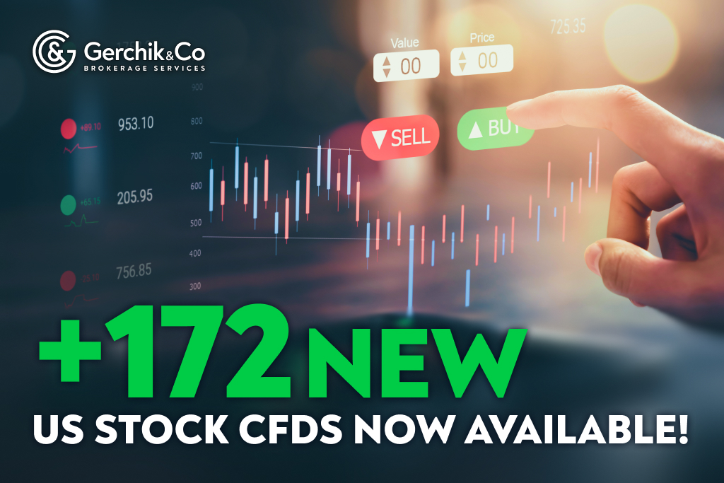 New Tradable Assets Added: +172 CFDs on US Stocks